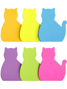 Multi Color Kitty Cat Sticky Notes