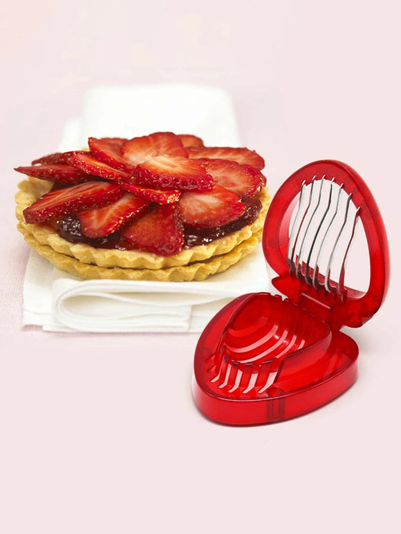 Stainless Steel Acrylic Strawberry Slicer