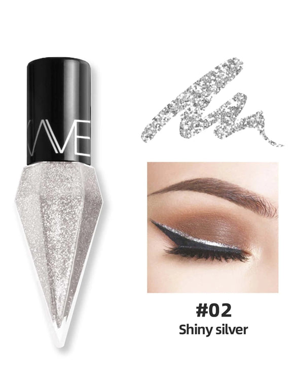 Silver Glitter Liquid Eyeliner/Shadow Combo