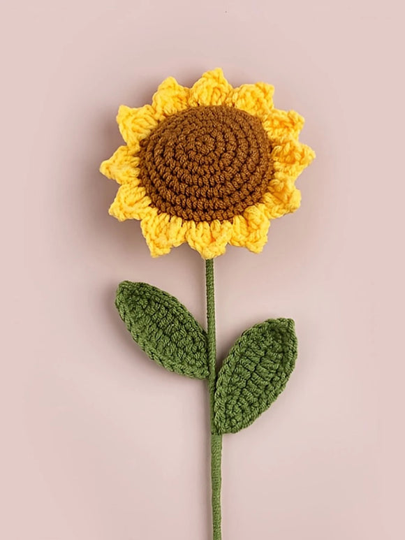 Handmade Crochet Sunflower Bouquet