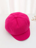 Hot Pink Baker Boy Hat