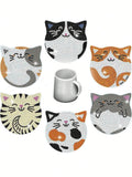 Cat Coaster DIY Diamond Art Kit