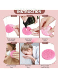 20pc Pack Pink Reusable Face Wash Puffs