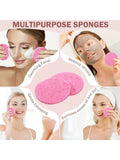 20pc Pack Pink Reusable Face Wash Puffs