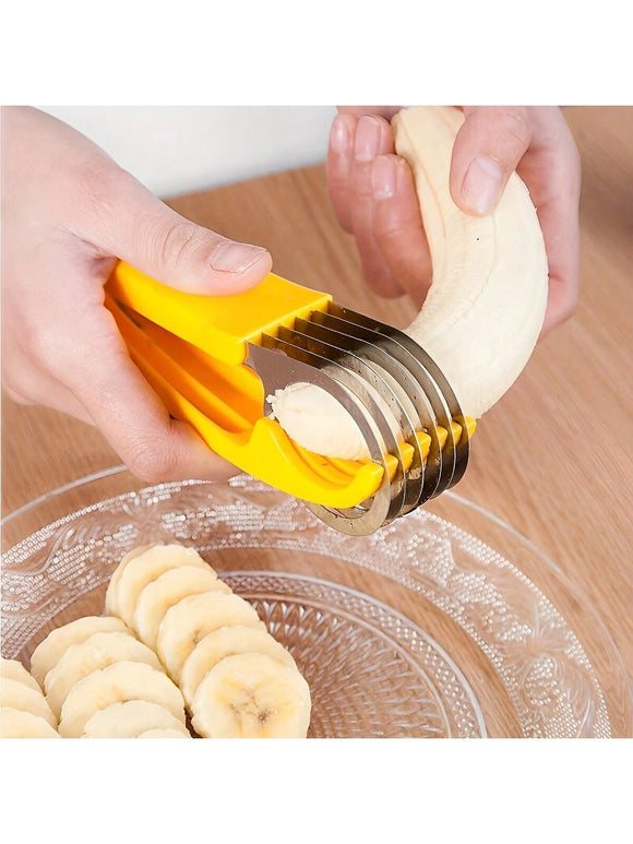 Yellow Multifunctional Fruit Slicer