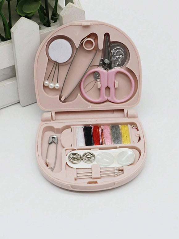 Pink Portable Mini Sewing Kit