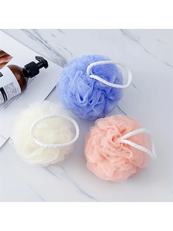 Mini Mesh Bath Pouf