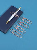 5 Pc Rose Gold Metal Pen Clips