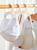 5 Pack White Acrylic Purse Hanger Hook Set