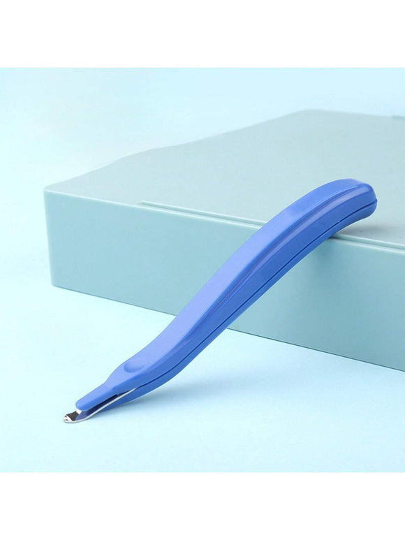 Blue Pen Shape Simple Staple Remover