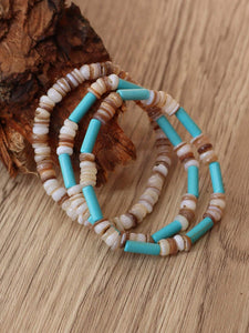 3 Pc Ocean Beach Style Stretch Bracelet Set