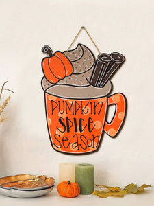 Pumpkin Spice Season Wooden Sign