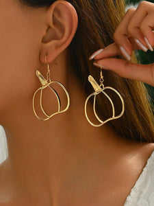 Gold Pumpkin Earrings