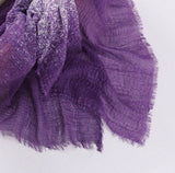 Purple Ombre Fringe Scarf