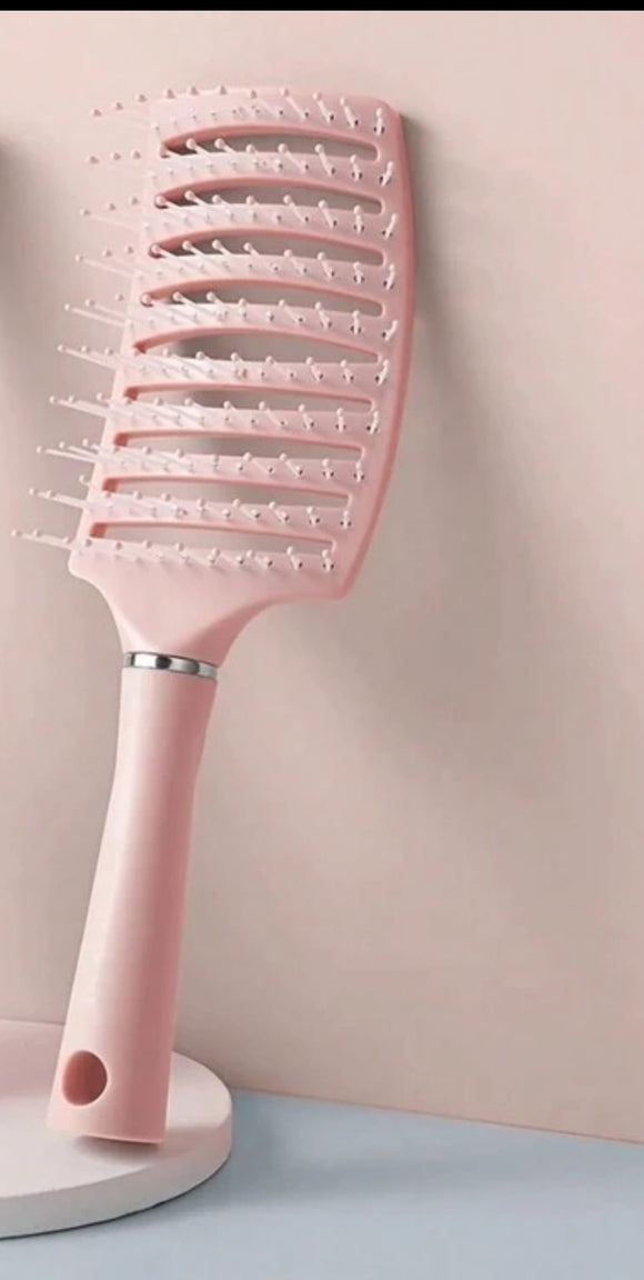 Pink Vented Detangling Hairbrush