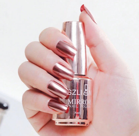 Rose Gold  Mirror Chrome Nail Polish