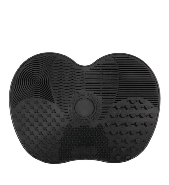 Black Silicone Cosmetic Brush Cleaning Pad