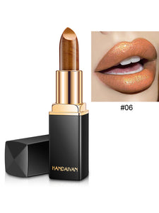 Metallic Gold Pearl Glitter Lipstick