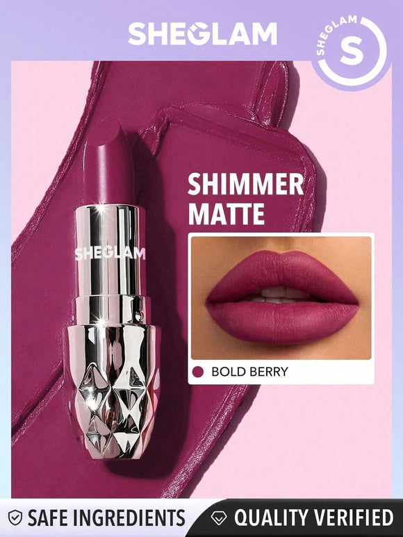 SHEGLAM Starlight Velvet Lipstick-Bold Berry