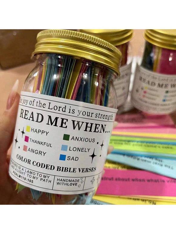 Bible Scriptures In a Jar