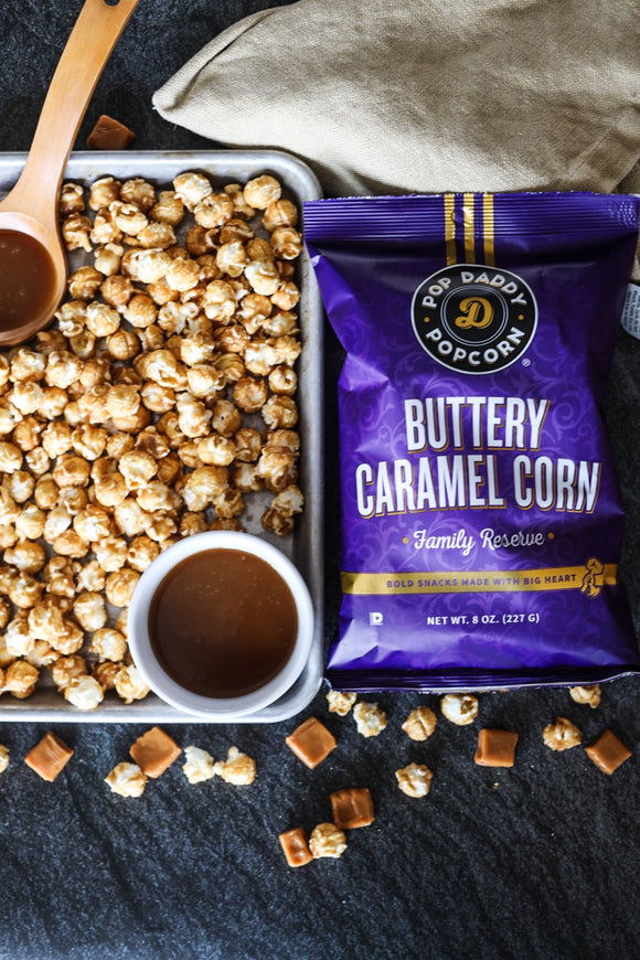 Pop Daddy Premium Buttery Caramel Corn 8 oz