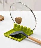 Multifunctional Pot Cover,Spoon, & Spatula Rest Holder