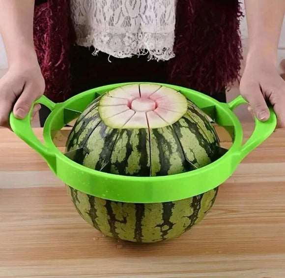 Stainless Steel Green Acrylic Watermelon Slicer