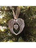 A Piece of my Heart is in Heaven Angel Wings Ornament