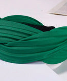 Green Cross Folded Style Headband