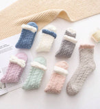 7 pair Women’s Fleece Mid Calf Winter Socks