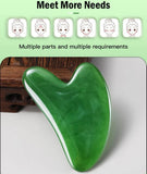 Green Acrylic Gua sha Face Sculpting Tool