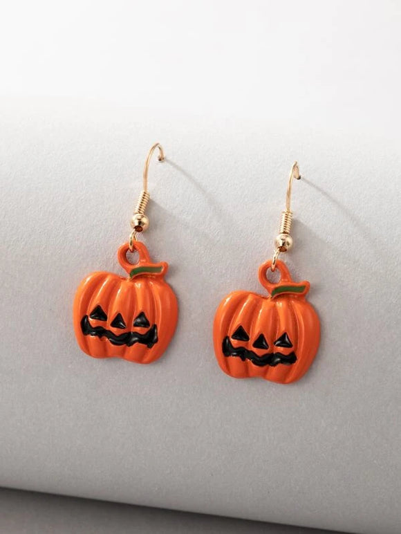 Halloween Pumpkin Earrings