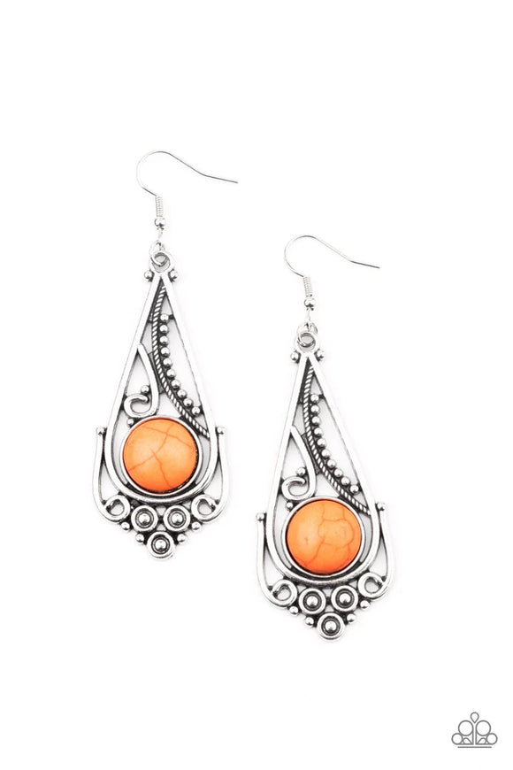 Canyon Climate Orange Earring