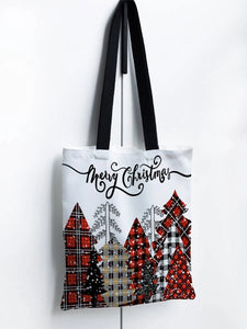 Merry Christmas Tree Shopper Bag