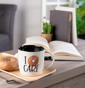 I Donut Care White Coffee Mug