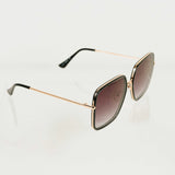 Lennon Metal Hexagon Frame Sunglasses