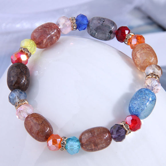 Multi Color Beaded Bracelet