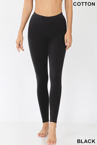 Black Leggings Premium Cotton