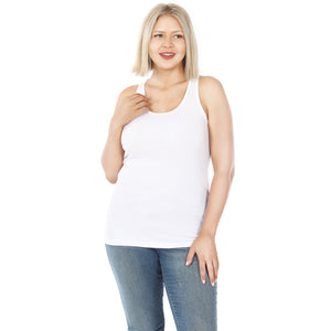 Racer Back Cotton Rib Tank