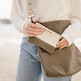 Sadie Canvas Hobo Wristlet