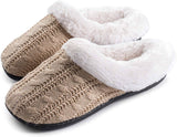 Cable Knit Slipper Clog Style